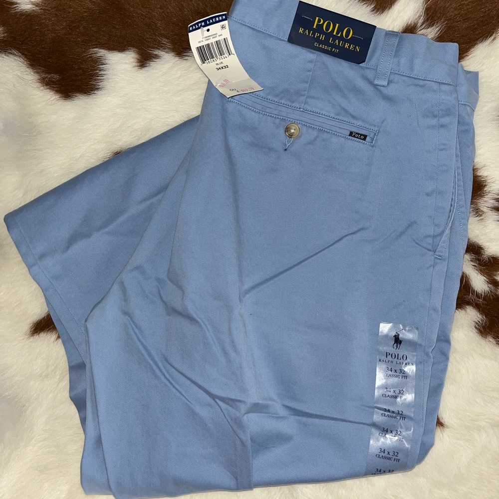 NWT men’s Ralph Lauren 34X32 Classic Fit pants